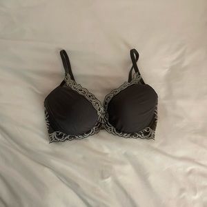 Natori 36DD Dark Gray lace bra